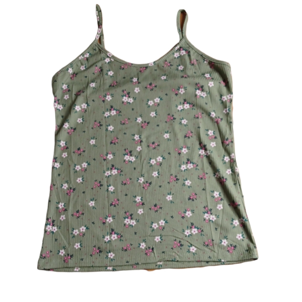 CL540 New Yummy Soft Spaghetti Straps Tagless Flowered size Large